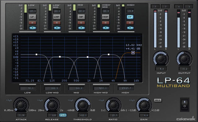 blank The LP-64 Multiband Compressor is as slick as they come.